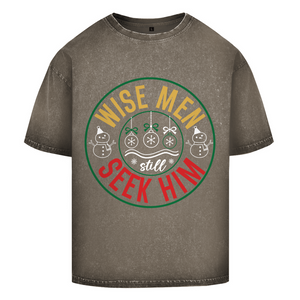 Oversize Washed T-Shirt wise men seek him