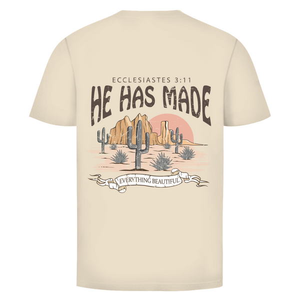 Herren T-Shirt everything beautiful ecclesiastes 3:11