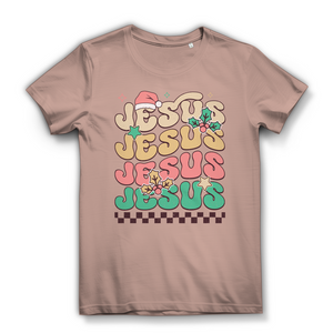 Damen  T-Shirt jesus weihnachtsmotiv