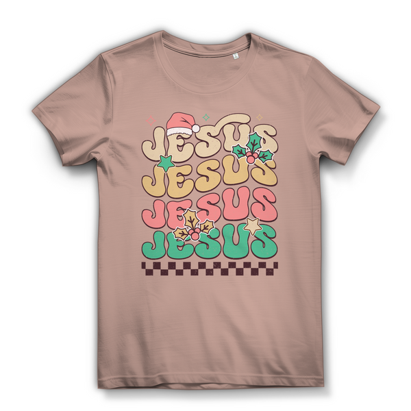 Damen Premium Bio T-Shirt jesus weihnachtsmotiv