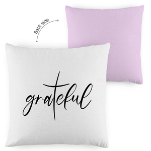 Kopfkissen zweifarbig grateful