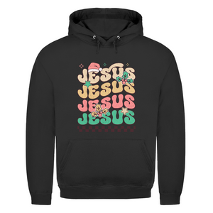 Herren Hoodie jesus weihnachtsmotiv