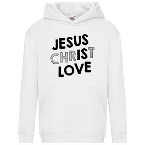 Kinder Hoodie jesus christ love