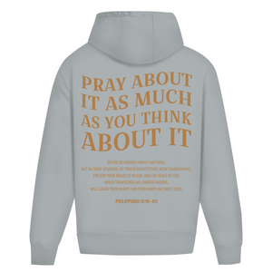 Oversize Hoodie Ohne Kordel pray about it philippians 4:6-7