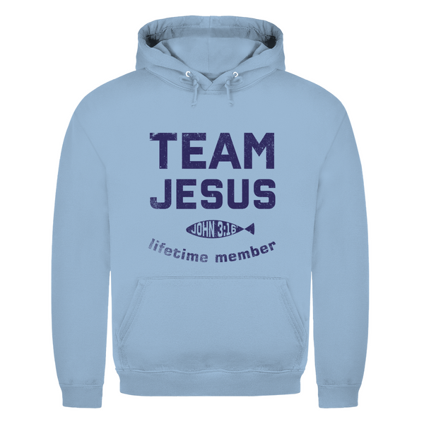 Herren Hoodie team jesus john 3:16