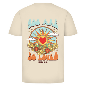 Herren T-Shirt you are so loved john 3:16
