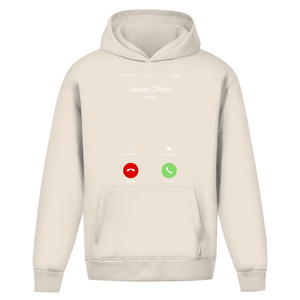 Oversize Hoodie Ohne Kordel jesus christ is calling
