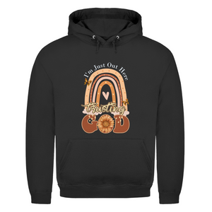 Herren Hoodie trusting god