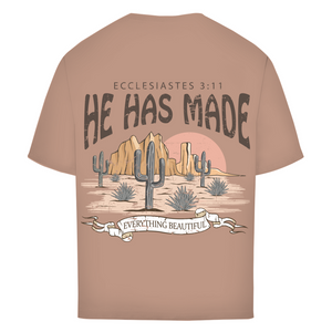 Oversize T-Shirt everything beautiful ecclesiastes 3:11