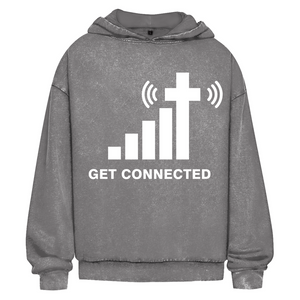 Oversize Washed Hoodie get connected
