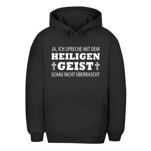 Unisex Oversize Hoodie ich spreche mit dem heiligen geist