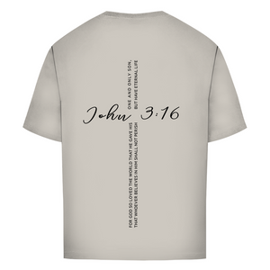 Oversize T-Shirt for god so loved the world john 3:16