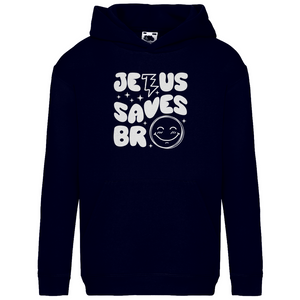 Kinder Hoodie jesus saves bro
