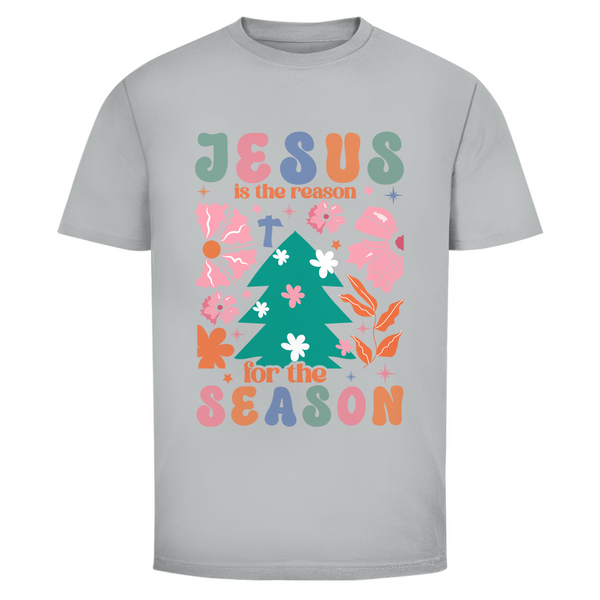 Herren T-Shirt jesus is reason for the season