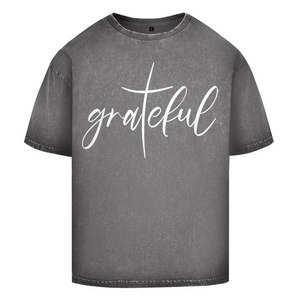 Oversize Washed T-Shirt grateful