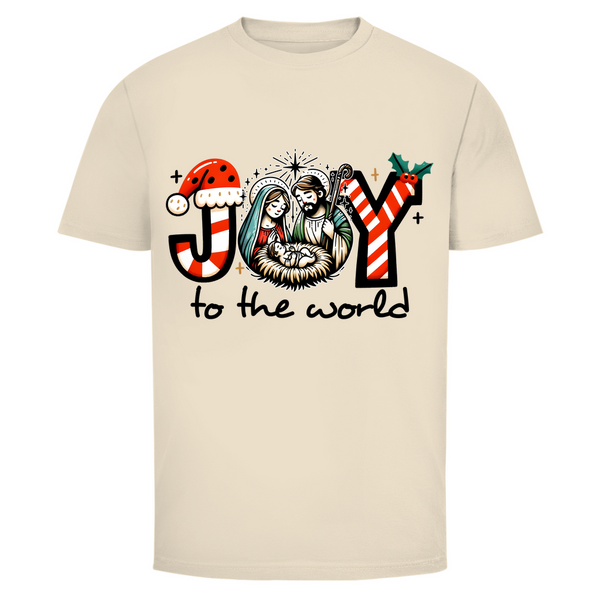 Herren T-Shirt joy to the world