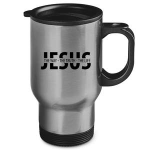 Edelstahl-Thermobecher jesus the way the truth the life
