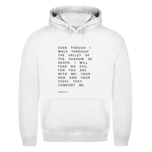 Herren Hoodie i will fear no evil psalm 23:4