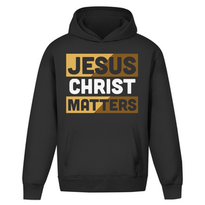 Oversize Hoodie Ohne Kordel jesus christ matters