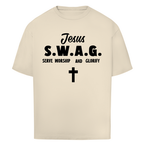 Oversize T-Shirt jesus swag