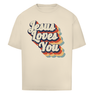 Oversize T-Shirt jesus loves you