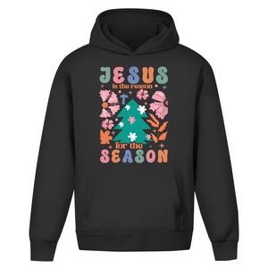 Oversize Hoodie Ohne Kordel jesus is reason for the season