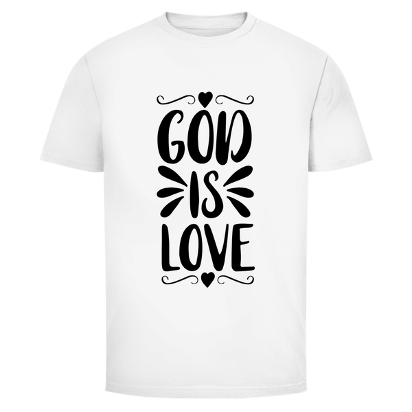 Herren T-Shirt god is love