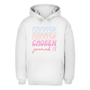 Unisex Oversize Hoodie chosen jeremiah 1:5