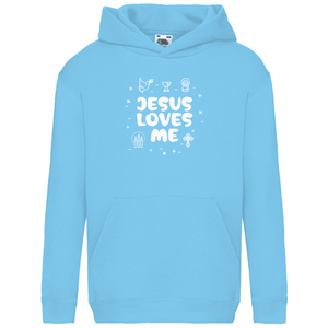 Kinder Hoodie jesus loves me