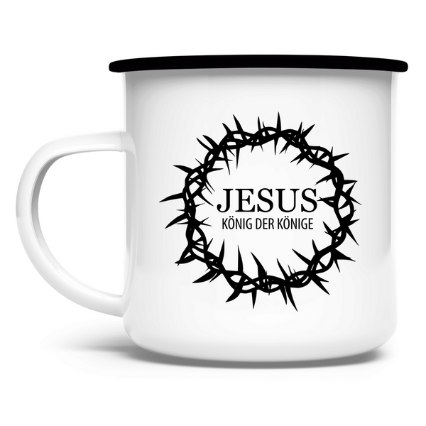 Emaille Tasse jesus könig der könige