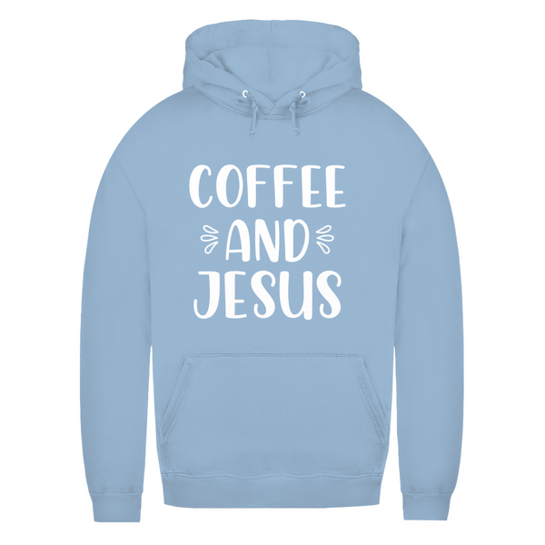 Damen Hoodie coffee and jesus