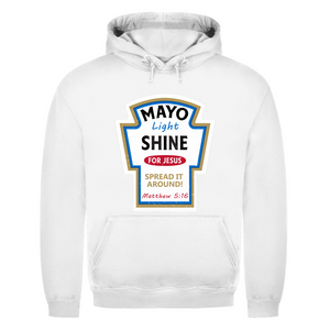 Herren Hoodie mayo light shine matthew 5:16