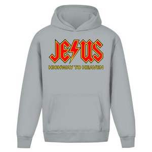 Oversize Hoodie Ohne Kordel jesus highway to heaven