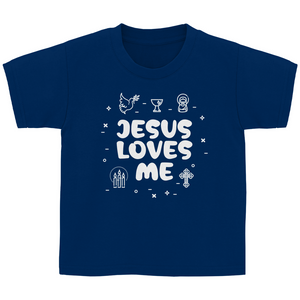 Kinder T-Shirt jesus loves me