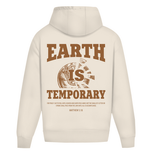 Oversize Hoodie Ohne Kordel earth ist temporary matthew 5:18