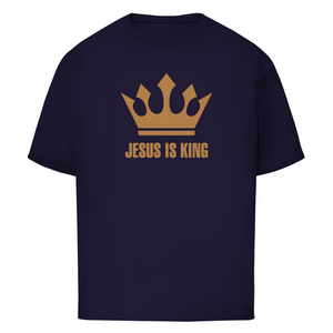 Oversize T-Shirt jesus is king krone