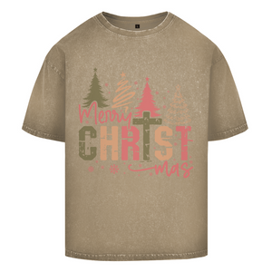 Oversize Washed T-Shirt merry christmas