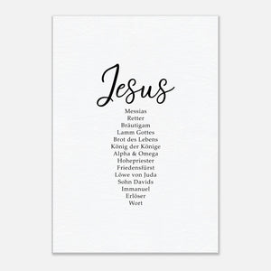 jesus könig der könige Leinwandbild