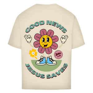 Oversize T-Shirt good news jesus saves