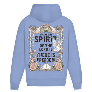Oversize Hoodie Ohne Kordel where the spirit of the lord