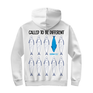 Herren Zipper Hoodie called to be different romans 12:2