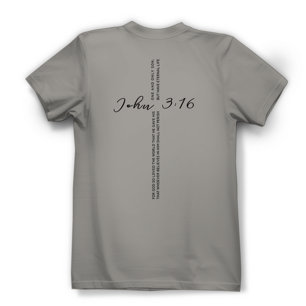 Damen Bio T-Shirt for god so loved the world john 3:16