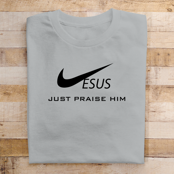 Herren T-Shirt jesus just praise him