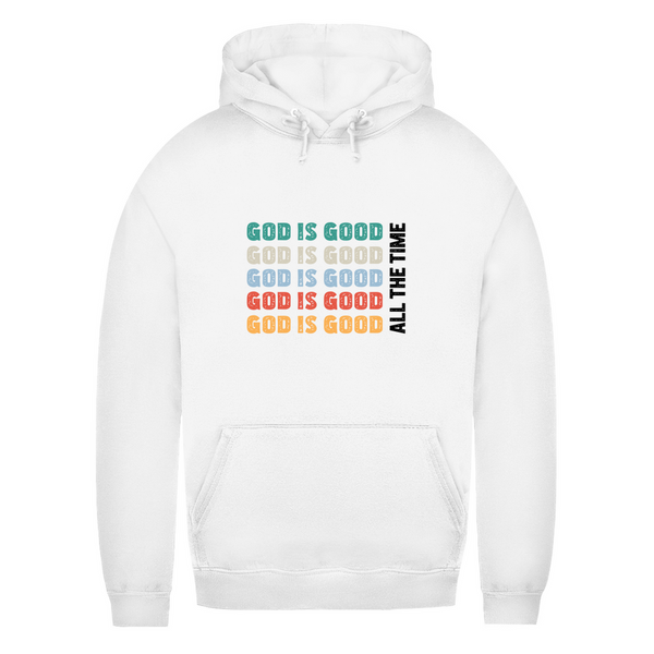 Damen Hoodie god is good retro