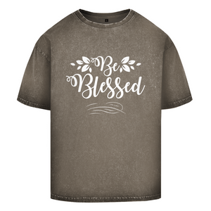 Oversize Washed T-Shirt be blessed