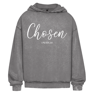 Oversize Washed Hoodie chosen 1 peter 2:9