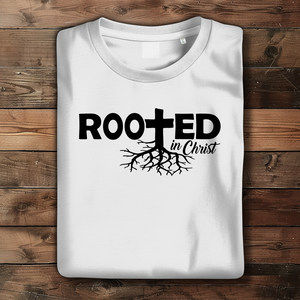 Damen Bio T-Shirt rooted in christ