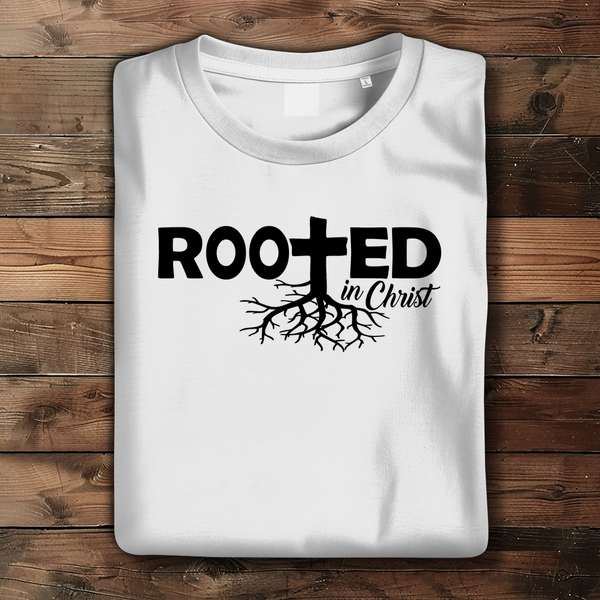 Damen Bio T-Shirt rooted in christ