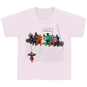 Kinder T-Shirt superhelden parodie