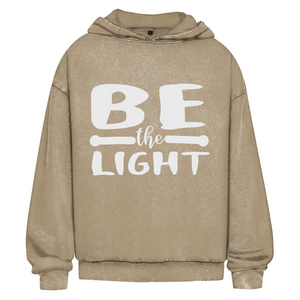Oversize Washed Hoodie be the light